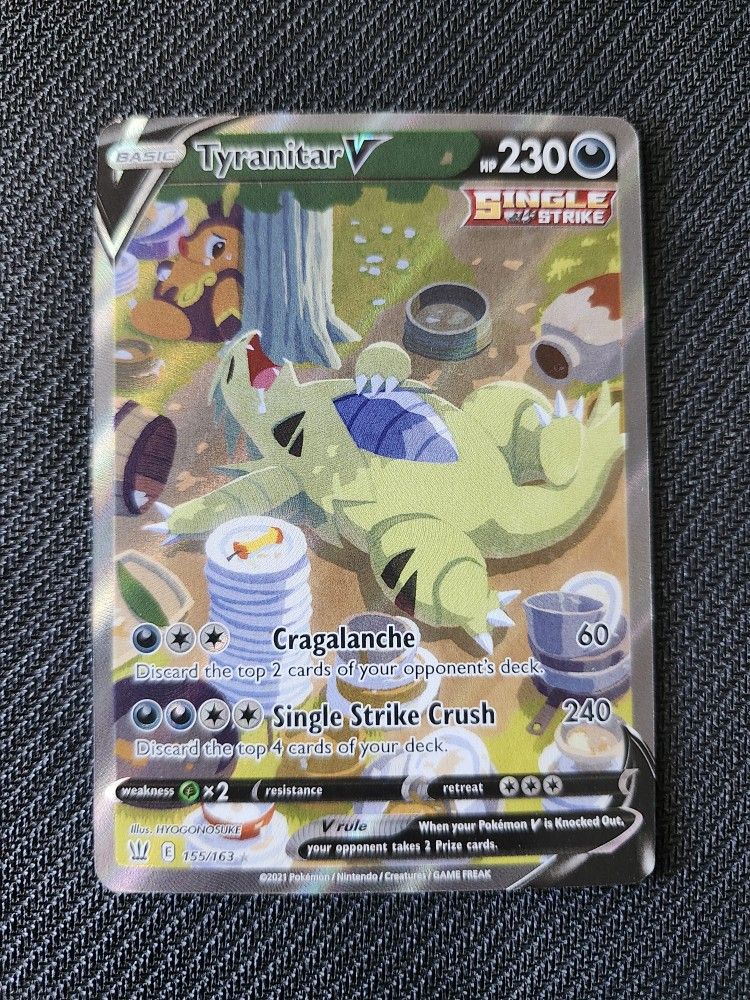 TYRANITAR V BATTLE STYLES POKEMON