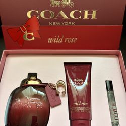 Coach Wild Rose Perfume Set 