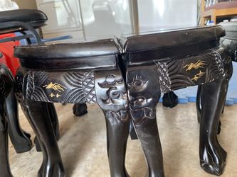 Antique Vintage Korean Table And Chairs