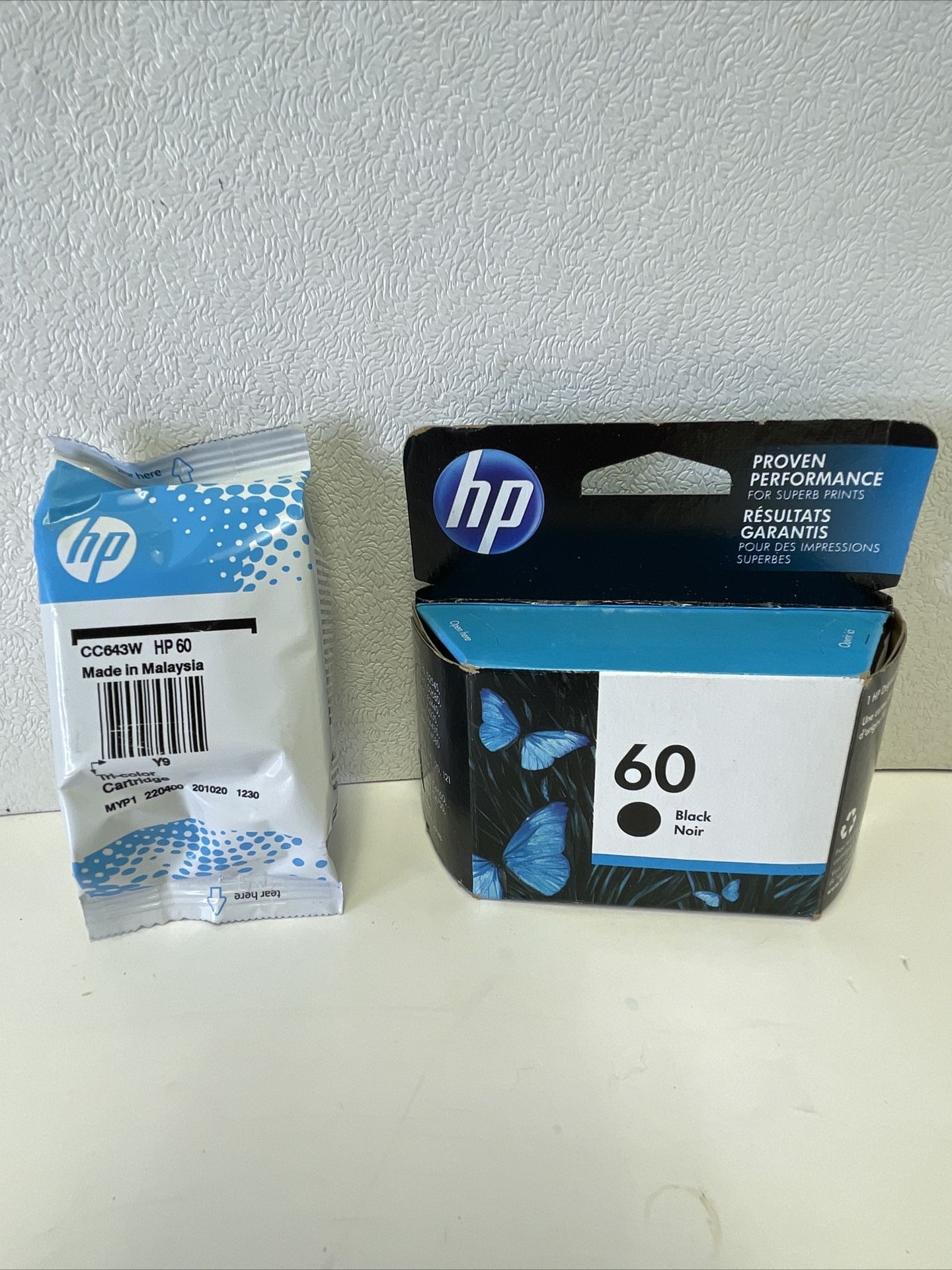 HP 60 Black & Tri-Color Combo Pack N9H63FN CC640WN CC643WN Factory Sealed