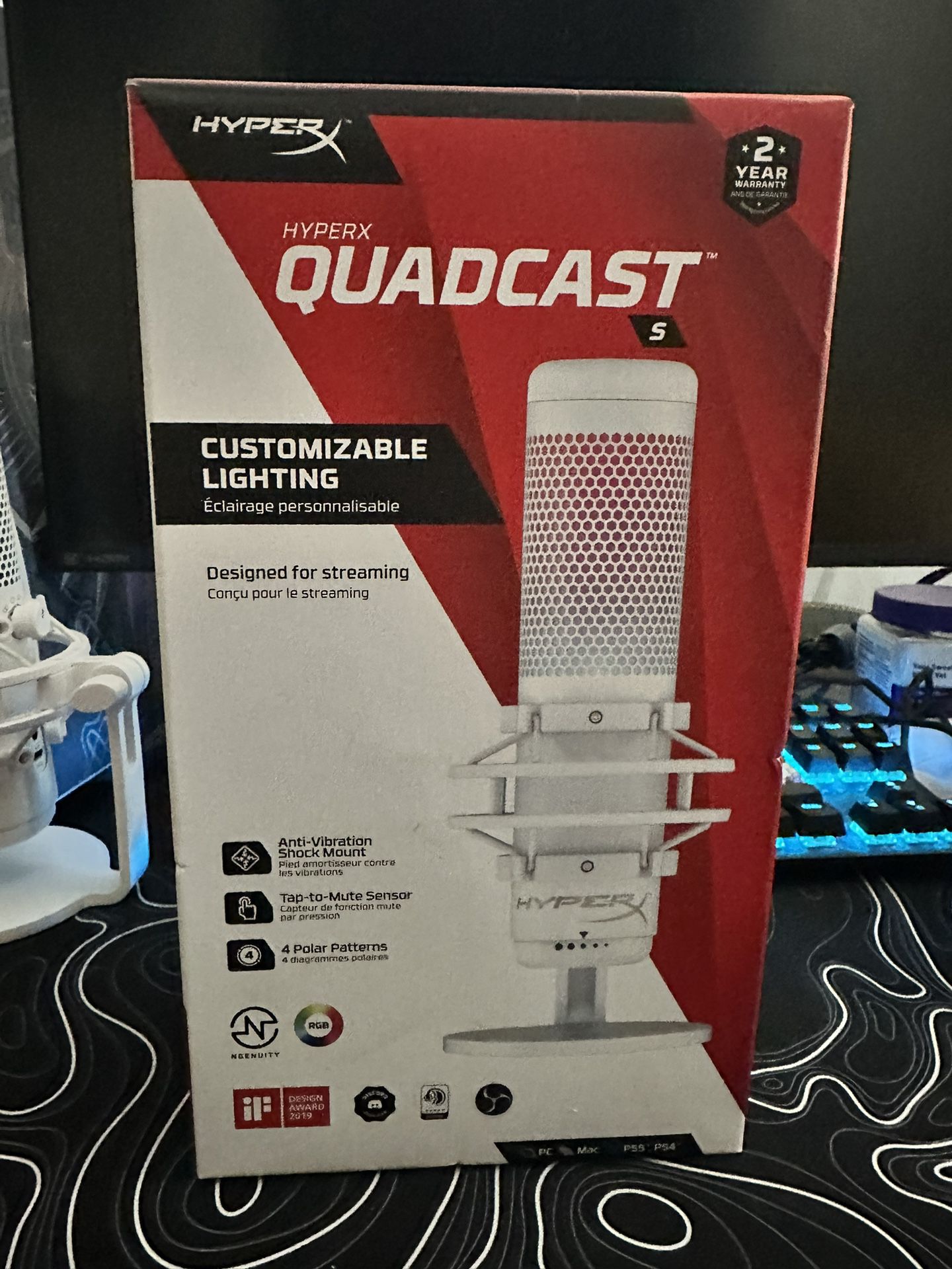 Hyperx Quadcast S Gaming Microphone