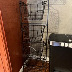 4 Tier Basket Pantry Organizer