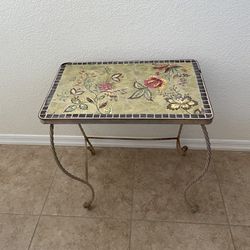 Mosaic Patio Side Table