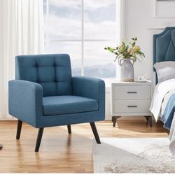 Brand New Accent Chair Bedroom Chair ( Blue/ Yellow Available) 
