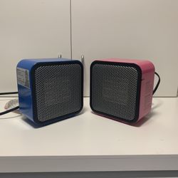 Two Personal Mini Space Heaters 