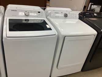 Samsung 4.5 cu.ft. Top Load Washer and 7.2 cu.ft. Electric Dryer Set