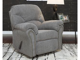 Allmaxx Pewter Rocker Recliner