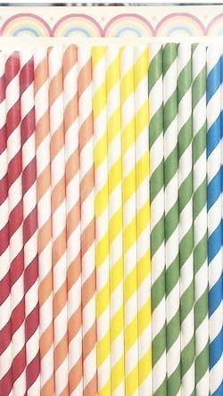 St Patrick’s Day Rainbow Straws Set!