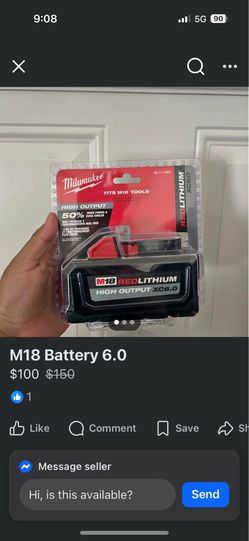 Milwaukee M18 speaker with Battery and charger.