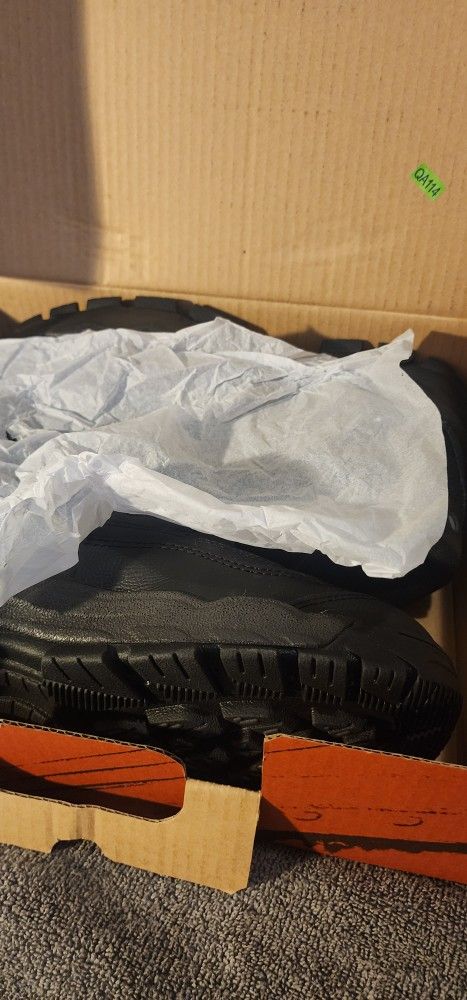 Men's WORX by Red Wing Shoes 5501 Steel Toe Athletic EH hiker Boots, Black 13