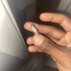 14k Diamond Ring Solid Gold 