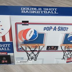 THE ORIGINAL POP-A-SHOT INDOOR DOUBLE HOOP ARCADE GAME