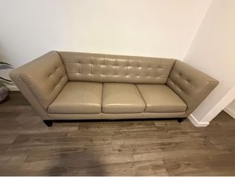Leather sofa