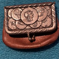 Vintage Leather Coin Purse