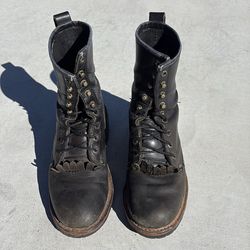Black Leather Boots