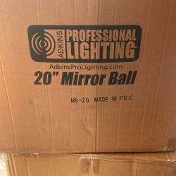 20” Disco ball With Motor