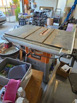 Ridgid table saw