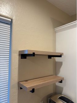 Allen + Roth Floating Wall Shelves (Set of 2)