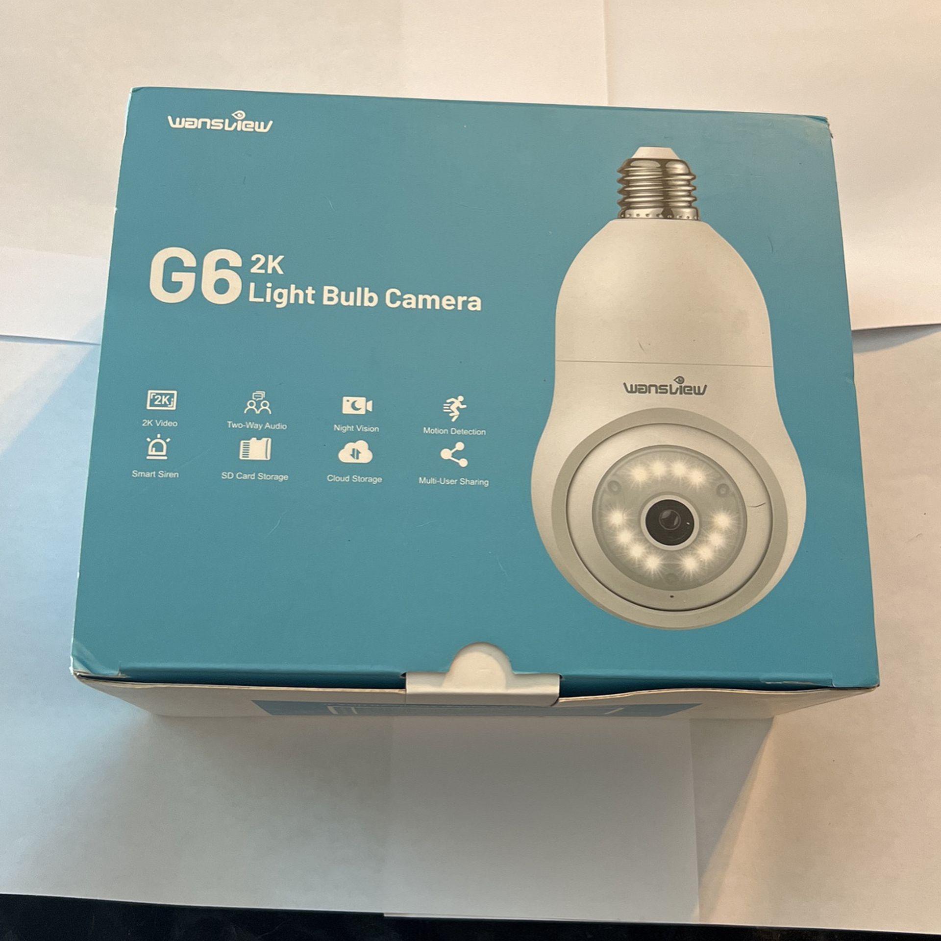 G6 2k Light Bulb Cameras (2pack)