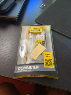 Yellow Case OtterBox for iPhone 4 & 4S w/ screen protector