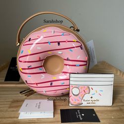 Kate Spade 3D donut crossbody  Set