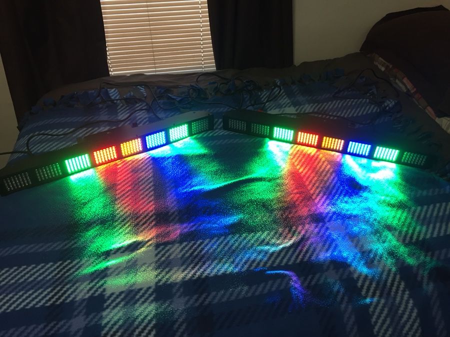 DJ Party Light: 2x ADJ Color Burst 8