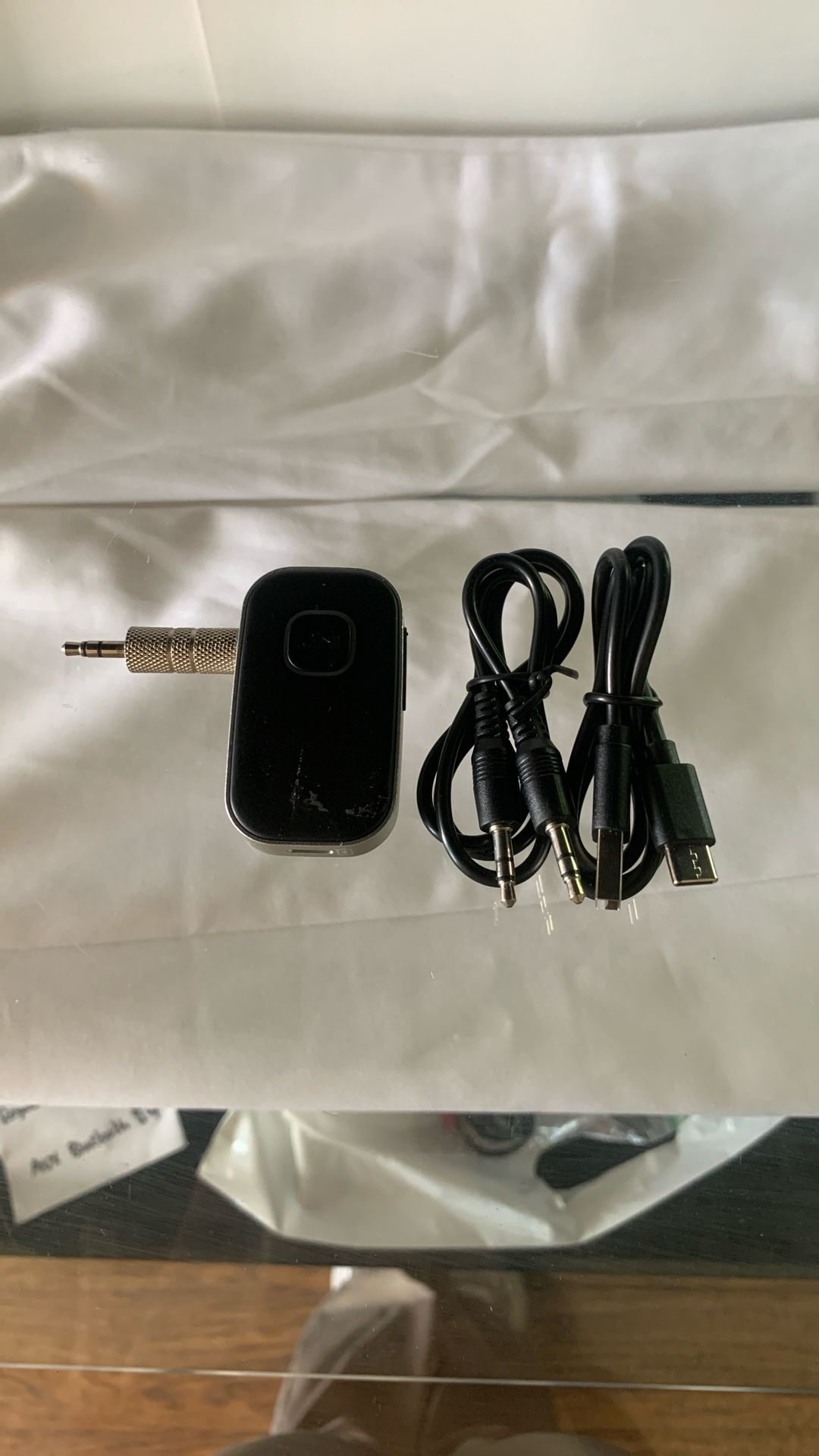 Bluetooth Audio Receiver with Aux & USB Cables