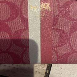 Pink Coach Wallet