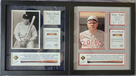 Babe Ruth Baseball Bat Fragment