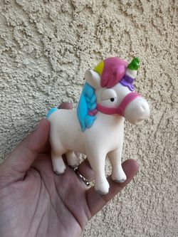 Unicorn bluey figurine