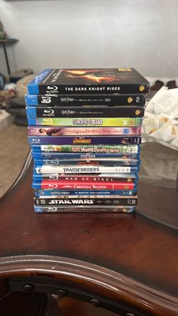 15 Blueray dvd movies $15