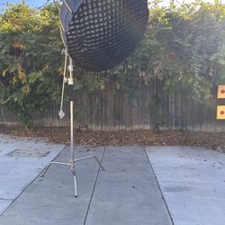 Godox SL60W with soft box and stand