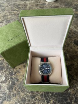 Gucci Blue Dial Nylon Strap
