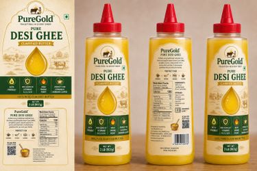 Pure Desi Ghee Clarified Butter – 2lbs | Keto Friendly | Rich Source of Vitamins A, D, E & K | High Smoke Point | Perfect for Cooking & Morning Cof