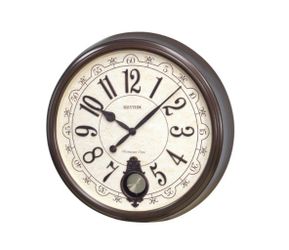 rhythm Japan cmj504 music plastic case quartz wall clock jam dining 100% original