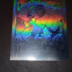 Marvel Comics Hulk Hologram Card