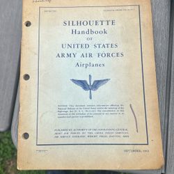 1942 ARMY AIRPLANE HANDBOOK 