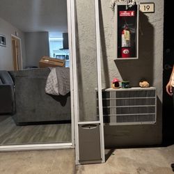 PetSafe White Aluminum Large Dog/Cat Door for Sliding door