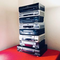 Tested VCR VHS Cassette Players On Sale - Price Per Unit - Working 