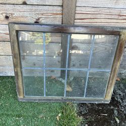 Antique 4x2 Lead Panel Window (34”x27”)