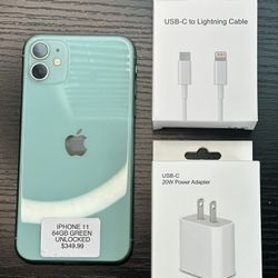 iPhone 11 64GB Green Unlocked