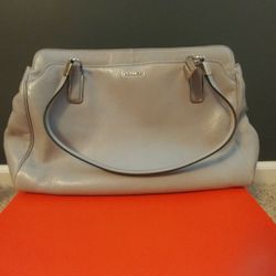 Gray Coach purse