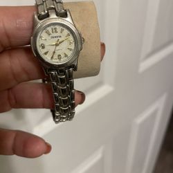 Geneva Female Silver Watch