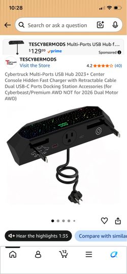 Center Console Docking Station