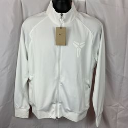 Nike Kobe Bryant Dri-FIT Basketball Knit Jacket White Mamba Men Small FZ0936-100