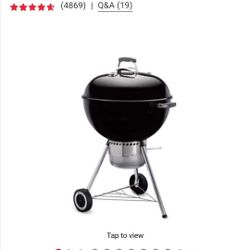 Weber 22 in. Original Kettle Premium Charcoal Grill Black

$100 OBO