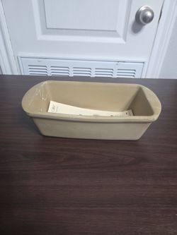 Pampered Chef Stoneware Loaf Pan