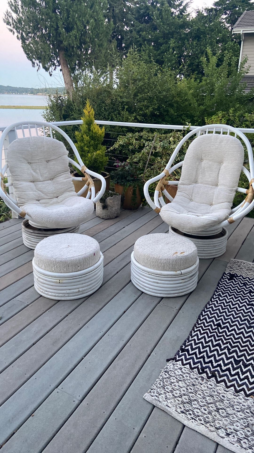 Rattan Retro Chairs