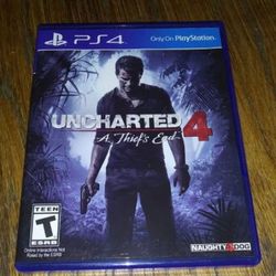 UNCHARTED 4 A Thief's End PS4 Game