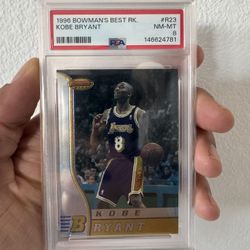 1996 Bowman’s Best Kobe Bryant #R23 Rookie PSA 8